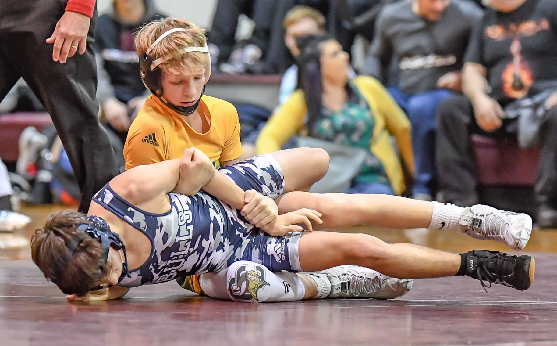 Wednesday night high school wrestling action